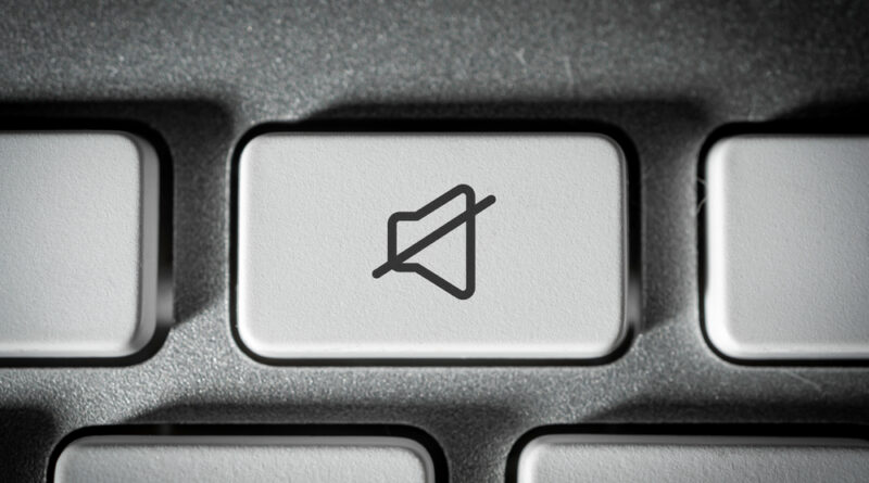 mute symbol tastatur