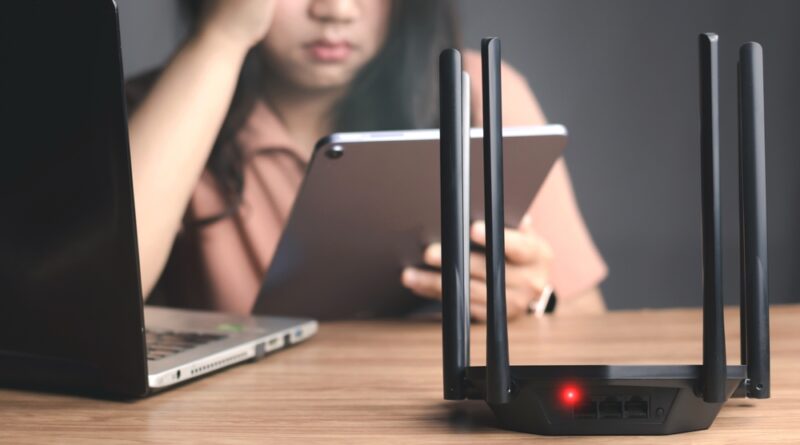 router blinkt rot
